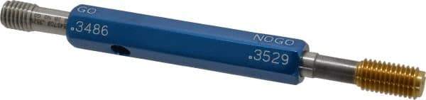 Made in USA - 5/16-18 Thread, High Speed Tool Steel, Class 2B, Plug Thread Insert Go/No Go Gage - Double Ended with Handle, Handle Size 2 - Eagle Tool & Supply