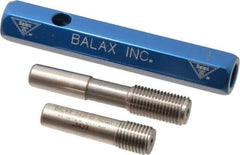Made in USA - 5/16-24 Thread, High Speed Tool Steel, Class 2B, Plug Thread Insert Go/No Go Gage - Double Ended with Handle, Handle Size 2 - Eagle Tool & Supply