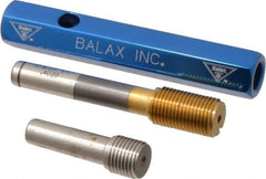 Made in USA - 3/8-24 Thread, High Speed Tool Steel, Class 2B, Plug Thread Insert Go/No Go Gage - Double Ended with Handle, Handle Size 2 - Eagle Tool & Supply