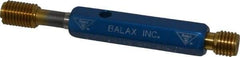 Made in USA - 1/2-13 Thread, High Speed Tool Steel, Class 2B, Plug Thread Insert Go/No Go Gage - Double Ended with Handle, Handle Size 2 - Eagle Tool & Supply