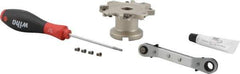 Iscar - Shell Mount A Connection, 0.88" Depth of Cut, 3" Cutter Diam, 3/4" Hole Diam, 8 Tooth Indexable Slotting Cutter - FDN-LN12 Toolholder, LNET Insert - Eagle Tool & Supply