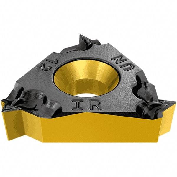 Iscar - 16ERB External Right Hand 11.5 NPT Laydown Threading Insert - Grade IC908, TiAlN Coated Carbide, 9.53mm Inscribed Circle - Eagle Tool & Supply