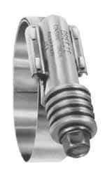 IDEAL TRIDON - Stainless Steel Auto-Adjustable Worm Drive Clamp - 5/8" Wide x 5/8" Thick, 7-1/4" Hose, 7-1/4 to 8-1/8" Diam - Eagle Tool & Supply