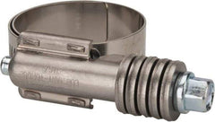 IDEAL TRIDON - Steel Auto-Adjustable Worm Drive Clamp - 5/8" Wide x 5/8" Thick, 1" Hose, 1 to 1-3/4" Diam - Eagle Tool & Supply