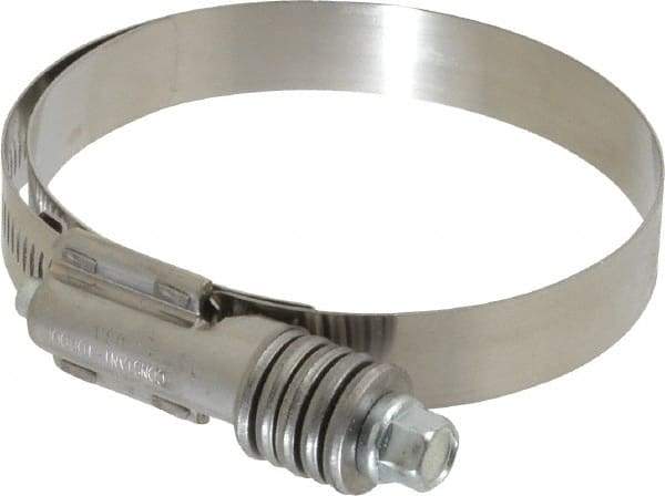 IDEAL TRIDON - Steel Auto-Adjustable Worm Drive Clamp - 5/8" Wide x 5/8" Thick, 2-3/4" Hose, 2-3/4 to 3-5/8" Diam - Eagle Tool & Supply