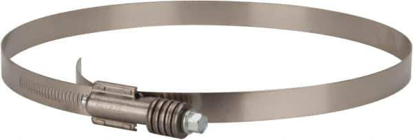 IDEAL TRIDON - Steel Auto-Adjustable Worm Drive Clamp - 5/8" Wide x 5/8" Thick, 8-1/4" Hose, 8-1/4 to 9-1/8" Diam - Eagle Tool & Supply