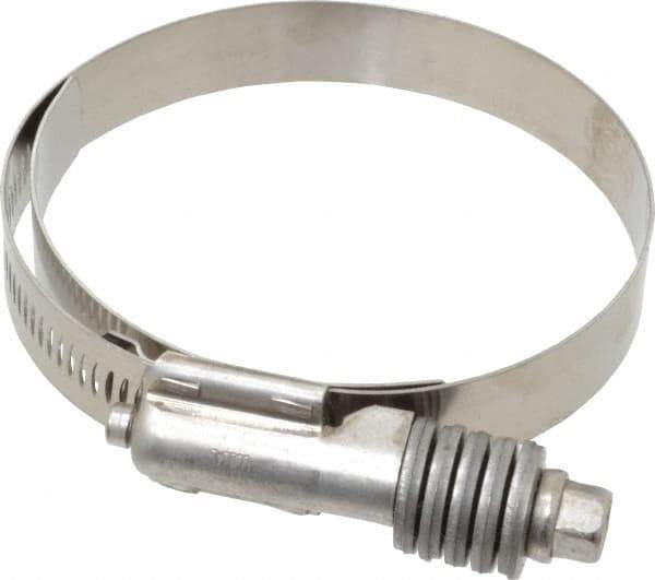 IDEAL TRIDON - Stainless Steel Auto-Adjustable Worm Drive Clamp - 5/8" Wide x 5/8" Thick, 2-3/4" Hose, 2-3/4 to 3-5/8" Diam - Eagle Tool & Supply