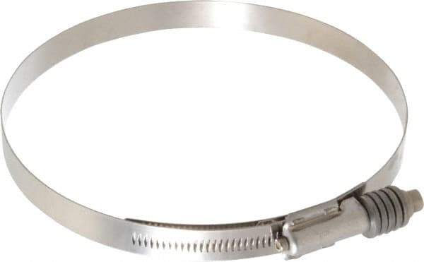 IDEAL TRIDON - Stainless Steel Auto-Adjustable Worm Drive Clamp - 5/8" Wide x 5/8" Thick, 6-1/4" Hose, 6-1/4 to 7-1/8" Diam - Eagle Tool & Supply