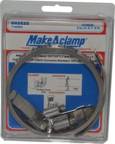 Made in USA - 2" Diam, Hose Clamp Kit - Eagle Tool & Supply