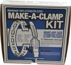 Made in USA - 2" Diam, Hose Clamp Kit - Eagle Tool & Supply