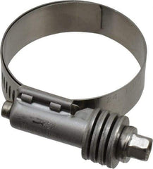 IDEAL TRIDON - Stainless Steel Auto-Adjustable Worm Drive Clamp - 1/2" Wide x 1/2" Thick, 1-1/16" Hose, 1-1/16 to 2" Diam - Eagle Tool & Supply