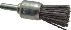 Dico - 3/4" Brush Diam, End Brush - Coarse Grade, 1/4" Diam Shank - Eagle Tool & Supply