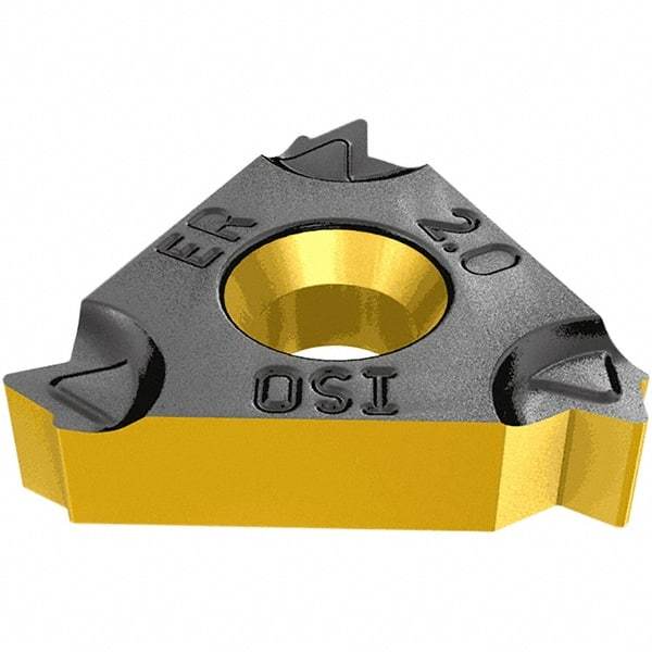 Iscar - 11IRM Internal Right Hand ISO Laydown Threading Insert - Grade IC808, TiAlN Coated Carbide, 6.35mm Inscribed Circle - Eagle Tool & Supply