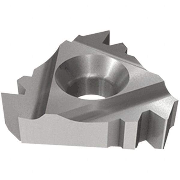 Iscar - 22UIR Internal Right Hand 4 American Buttress Laydown Threading Insert - Grade IC250, TiCN/TiN Coated Carbide, 12.7mm Inscribed Circle - Eagle Tool & Supply