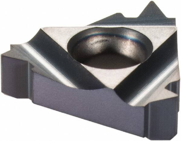 Iscar - 16IR Internal Right Hand 9 UN Laydown Threading Insert - Grade IC908, TiN/TiAlN Coated Carbide, 9.53mm Inscribed Circle - Eagle Tool & Supply