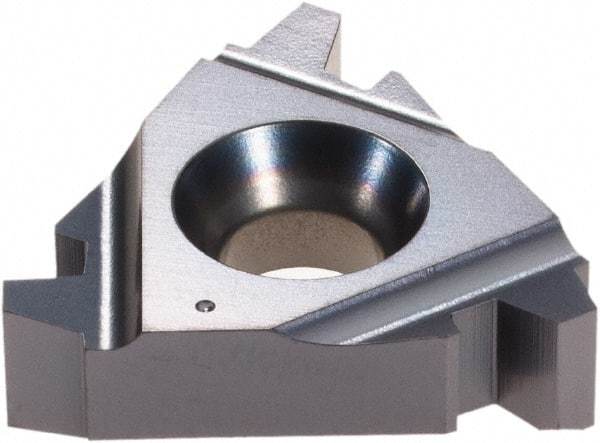 Iscar - 22ER External Right Hand 6 Acme Laydown Threading Insert - Grade IC908, TiN/TiAlN Coated Carbide, 12.7mm Inscribed Circle - Eagle Tool & Supply