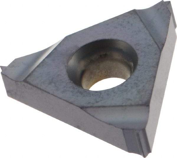 Iscar - 16ER External Right Hand ISO Laydown Threading Insert - Grade IC908, TiAlN Coated Carbide, 9.53mm Inscribed Circle - Eagle Tool & Supply