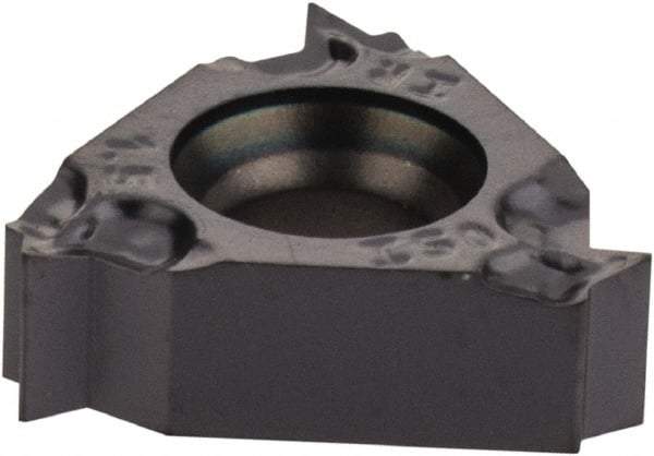 Iscar - 11IRM Internal Right Hand ISO Laydown Threading Insert - Grade IC908, TiAlN Coated Carbide, 6.35mm Inscribed Circle - Eagle Tool & Supply