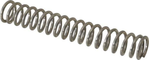 Made in USA - 0.218" OD, 0.028" Wire, 1-3/8" Free Length, Compression Spring - 8.05 Lb Spring Rating - Eagle Tool & Supply