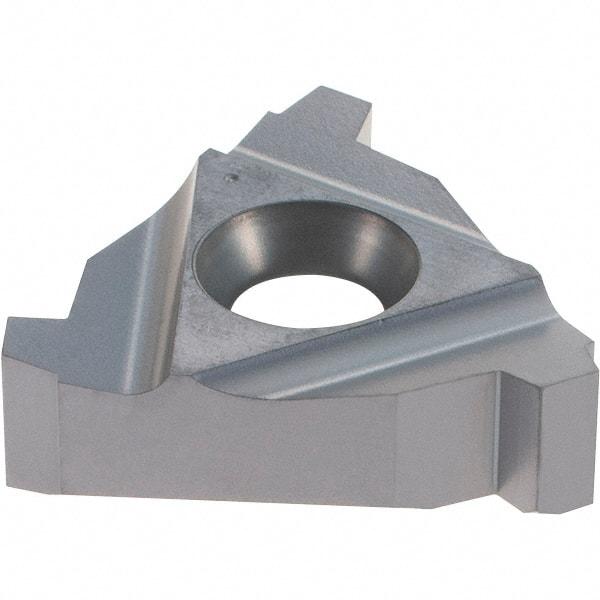 Iscar - 27ER External Right Hand 4 Stub Acme Laydown Threading Insert - Grade IC908, TiAlN Coated Carbide, 15.88mm Inscribed Circle - Eagle Tool & Supply