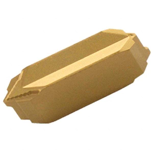 Iscar - TIP4P11 Grade IC08, External BSPT Threading Insert - 11 TPI Ext Pitch, Right Hand Insert, Uncoated, Carbide - Eagle Tool & Supply
