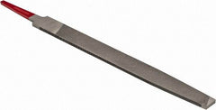 Simonds File - 6" Long, Smooth Cut, Flat American-Pattern File - Double Cut, Tang - Eagle Tool & Supply