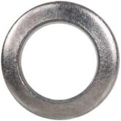 Made in USA - #2 Screw, Grade 300 Stainless Steel Standard Flat Washer - 0.089" ID x 0.149" OD, 0.016" Thick, Passivated Finish, Meets Military Specifications - Eagle Tool & Supply