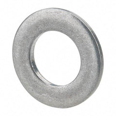Made in USA - #3L Screw, Grade 300 Stainless Steel Standard Flat Washer - 0.102" ID x 0.18" OD, 0.016" Thick, Passivated Finish, Meets Military Specifications - Eagle Tool & Supply