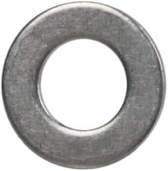 Made in USA - #3 Screw, Grade 300 Stainless Steel Standard Flat Washer - 0.102" ID x 0.18" OD, 0.032" Thick, Passivated Finish, Meets Military Specifications - Eagle Tool & Supply