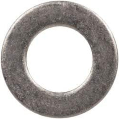 Made in USA - #4L Screw, Grade 300 Stainless Steel Standard Flat Washer - 0.115" ID x 0.209" OD, 0.016" Thick, Passivated Finish, Meets Military Specifications - Eagle Tool & Supply