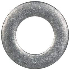 Made in USA - #4 Screw, Grade 300 Stainless Steel Standard Flat Washer - 0.115" ID x 0.209" OD, 0.032" Thick, Passivated Finish, Meets Military Specifications - Eagle Tool & Supply