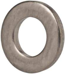 Made in USA - #5 Screw, Grade 300 Stainless Steel Standard Flat Washer - 0.128" ID x 0.238" OD, 0.032" Thick, Passivated Finish, Meets Military Specifications - Eagle Tool & Supply