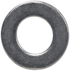 Made in USA - #6L Screw, Grade 300 Stainless Steel Standard Flat Washer - 0.143" ID x 0.267" OD, 0.016" Thick, Passivated Finish, Meets Military Specifications - Eagle Tool & Supply