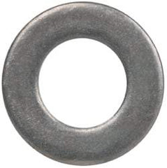 Made in USA - #6L Screw, Grade 300 Stainless Steel Standard Flat Washer - 0.143" ID x 0.267" OD, 0.032" Thick, Passivated Finish, Meets Military Specifications - Eagle Tool & Supply