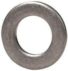 Made in USA - #8 Screw, Grade 300 Stainless Steel Standard Flat Washer - 0.169" ID x 0.304" OD, 0.032" Thick, Passivated Finish, Meets Military Specifications - Eagle Tool & Supply