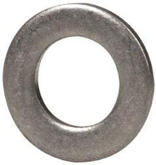 Made in USA - #8 Screw, Grade 300 Stainless Steel Standard Flat Washer - 0.169" ID x 0.304" OD, 0.032" Thick, Passivated Finish, Meets Military Specifications - Eagle Tool & Supply