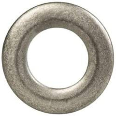 Made in USA - #10 Screw, Grade 300 Stainless Steel Standard Flat Washer - 0.195" ID x 0.354" OD, 0.063" Thick, Passivated Finish, Meets Military Specifications - Eagle Tool & Supply