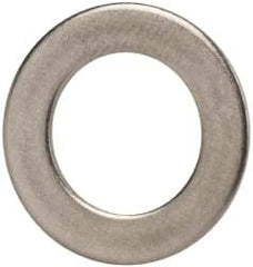 Made in USA - 3/8" Screw, Grade AN960 Stainless Steel Standard Flat Washer - 0.39" ID x 5/8" OD, 0.032" Thick, Passivated Finish, Meets Military Specifications - Eagle Tool & Supply