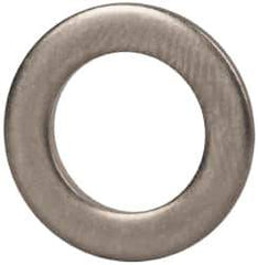 Made in USA - 3/8" Screw, Grade AN960 Stainless Steel Standard Flat Washer - 0.39" ID x 5/8" OD, 0.063" Thick, Passivated Finish, Meets Military Specifications - Eagle Tool & Supply