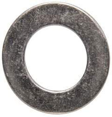 Made in USA - 1/2" Screw, Grade AN960 Stainless Steel Standard Flat Washer - 0.515" ID x 7/8" OD, 0.032" Thick, Passivated Finish, Meets Military Specifications - Eagle Tool & Supply