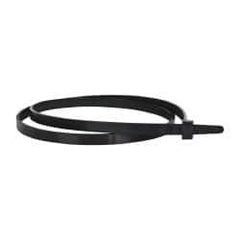 Made in USA - 28" Long Black Nylon Standard Cable Tie - 120 Lb Tensile Strength, 9" Max Bundle Diam - Eagle Tool & Supply