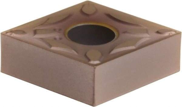 Sumitomo - CNMG432 EFA Grade T3000Z Cermet Turning Insert - TiN/AlN Finish, 80° Diamond, 1/2" Inscr Circle, 3/16" Thick, 1/32" Corner Radius - Eagle Tool & Supply