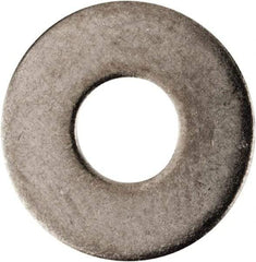 Made in USA - #4L Screw, Grade AN960 Stainless Steel Standard Flat Washer - 1/8" ID x 0.312" OD, 0.016" Thick, Passivated Finish, Meets Military Specifications - Eagle Tool & Supply