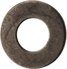 Made in USA - #8L Screw, Grade AN960 Stainless Steel Standard Flat Washer - 0.174" ID x 3/8" OD, 0.016" Thick, Passivated Finish, Meets Military Specifications - Eagle Tool & Supply