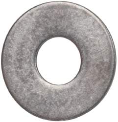 Made in USA - #10L Screw, Grade AN960 Stainless Steel Standard Flat Washer - 0.203" ID x 0.438" OD, 0.032" Thick, Passivated Finish, Meets Military Specifications - Eagle Tool & Supply