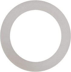 Made in USA - #12 Screw, Grade 6/6 Nylon Standard Flat Washer - 1/4" ID x 3/8" OD, 0.015" Thick, Plain Finish - Eagle Tool & Supply