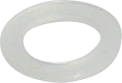 Made in USA - #12 Screw, Grade 6/6 Nylon Standard Flat Washer - 1/4" ID x 3/8" OD, 0.031" Thick, Plain Finish - Eagle Tool & Supply
