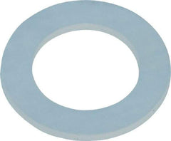 Made in USA - 1/4" Screw, Grade 6/6 Nylon Standard Flat Washer - 0.313" ID x 1/2" OD, 0.031" Thick, Plain Finish - Eagle Tool & Supply
