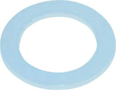 Made in USA - 3/8" Screw, Grade 6/6 Nylon Standard Flat Washer - 3/8" ID x 0.562" OD, 0.031" Thick, Plain Finish - Eagle Tool & Supply