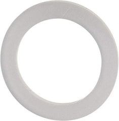 Made in USA - 3/8" Screw, Grade 6/6 Nylon Standard Flat Washer - 7/16" ID x 5/8" OD, 0.031" Thick, Plain Finish - Eagle Tool & Supply